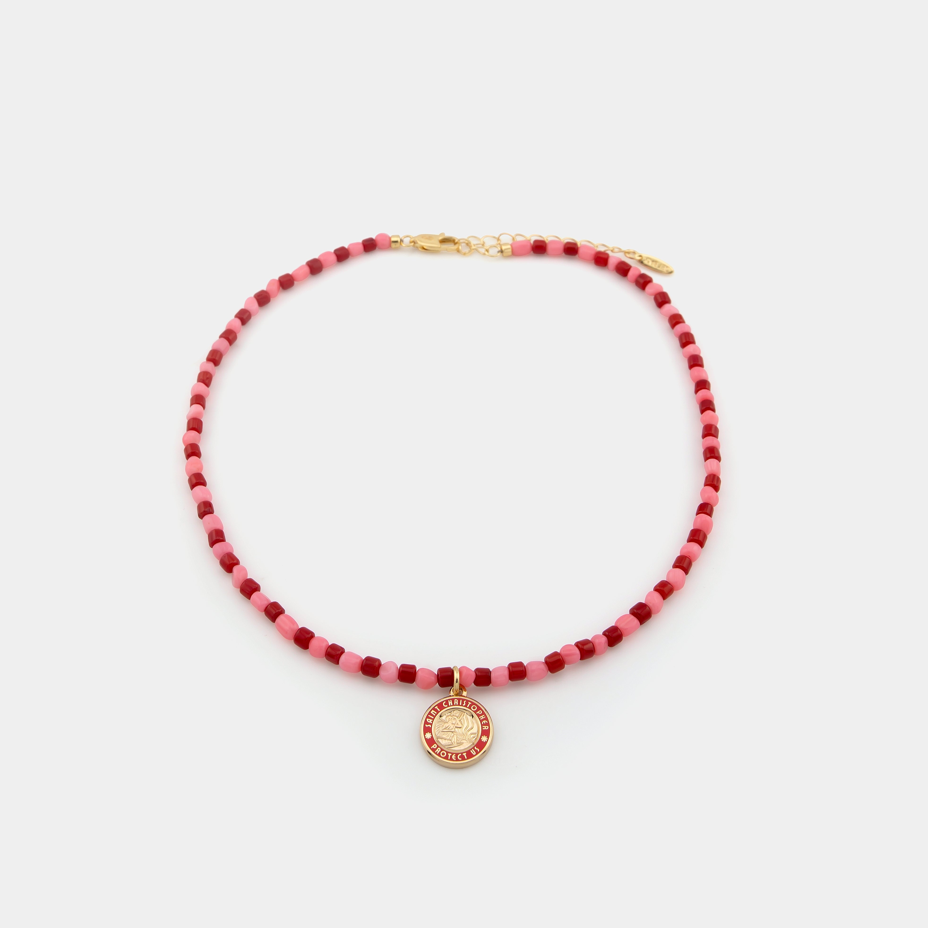 Perlenchoker „Hearts On Fire“