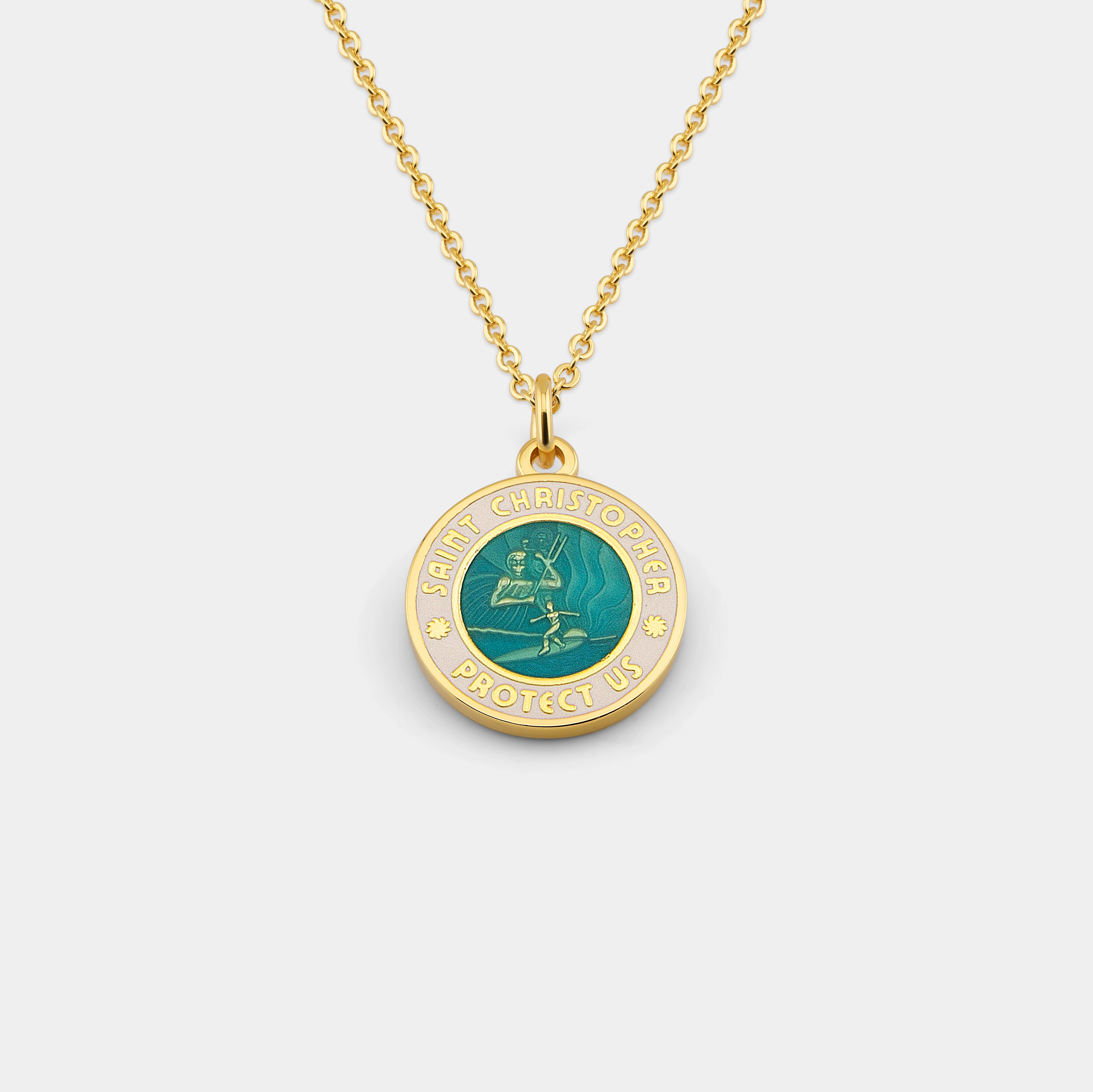 Mittel – Gold/Aquaweiß